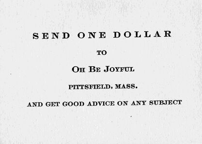 Oh Be Joyful card